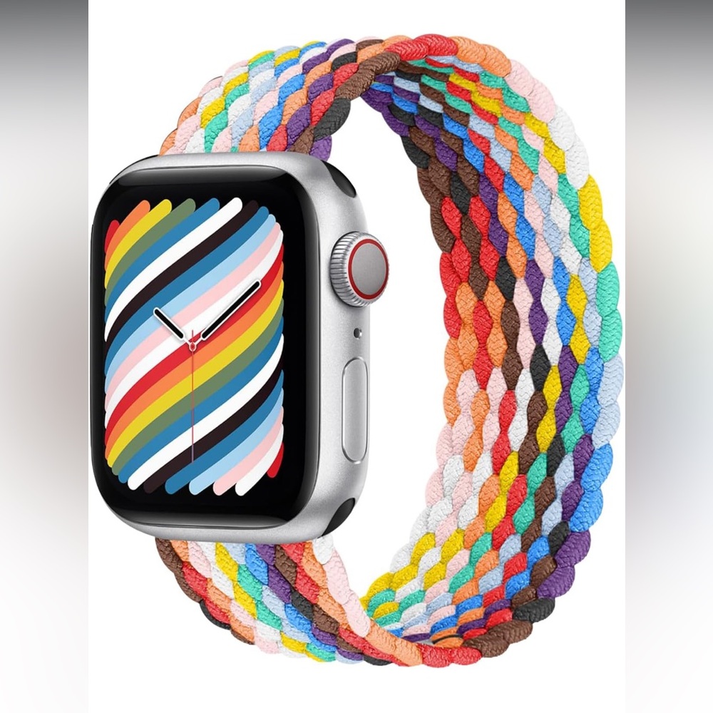 NWT Braided Solo loop boho stretch Apple Watch bands
